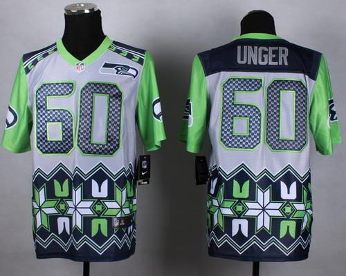 Nike Seattle Seahawks #60 Max Unger 2015 Noble Fashion Elite Jersey