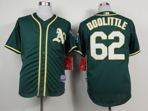 Oakland Athletics #62 Sean Doolittle 2014 Dark Green Jersey