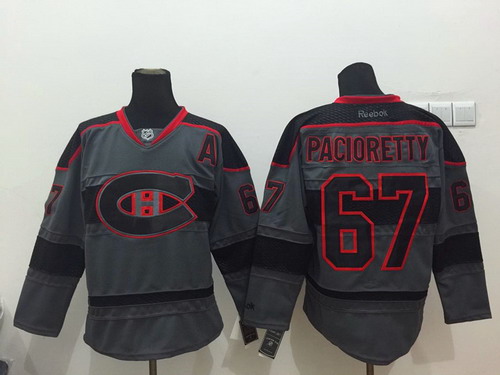 Montreal Canadiens #67 Max Pacioretty Charcoal Gray Jersey