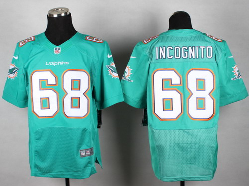 Nike Miami Dolphins #68 Richie Incognito 2013 Green Elite Jersey