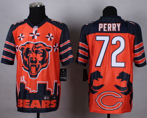 Nike Chicago Bears #72 William Perry 2015 Noble Fashion Elite Jersey