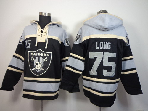 Oakland Raiders #75 Howie Long 2014 Black Hoodie