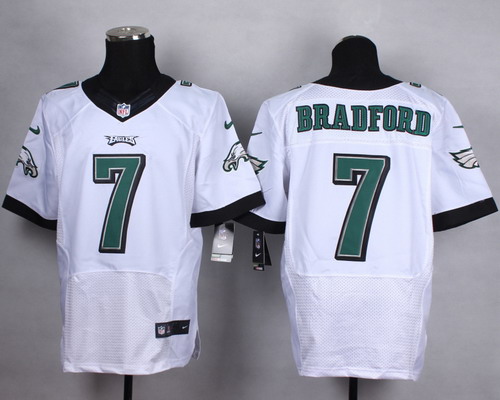 Nike Philadelphia Eagles #7 Sam Bradford 2014 White Elite Jersey