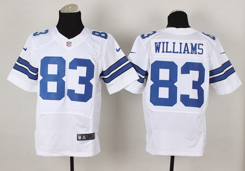 Nike Dallas Cowboys #83 Terrance Williams White Elite Jersey