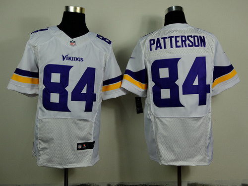 Nike Minnesota Vikings #84 Cordarrelle Patterson 2013 White Elite Jersey