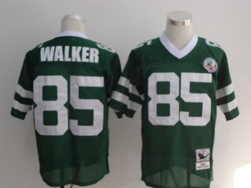 New York Jets #85 Wesley Walker Green Throwback Jersey