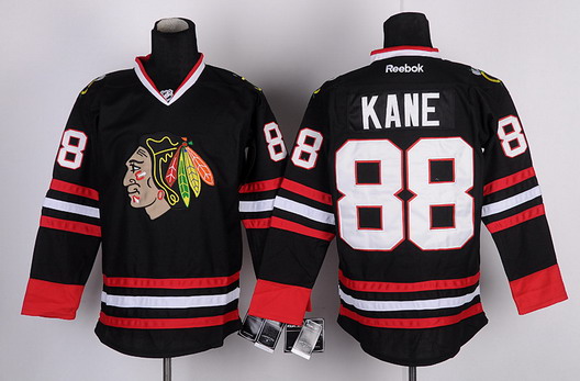 Chicago Blackhawks #88 Patrick Kane Black Jersey