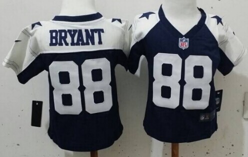 Nike Dallas Cowboys #88 Dez Bryant Blue Thanksgiving Toddlers Jersey