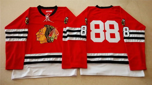 Chicago Blackhawks #88 Patrick Kane 1960-61 Red Vintage Jersey