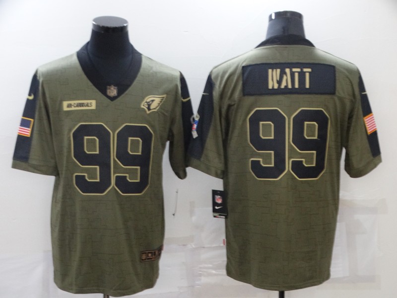 Men's Los Angeles Rams #99 Aaron Donald Nike Olive 2021 Salute To Service Limited Player Jersey