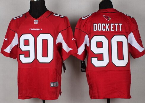 Nike Arizona Cardinals #90 Darnell Dockett Red Elite Jersey