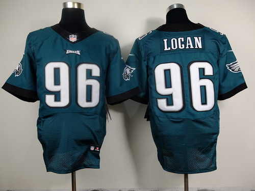 Nike Philadelphia Eagles #96 Bennie Logan 2014 Dark Green Elite Jersey