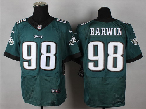 Nike Philadelphia Eagles #98 Connor Barwin 2014 Dark Green Elite Jersey