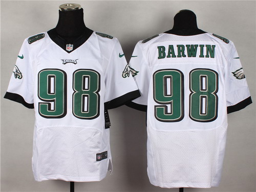 Nike Philadelphia Eagles #98 Connor Barwin 2014 White Elite Jersey