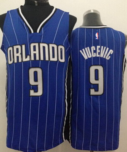 Orlando Magic #9 Nikola Vucevic Blue Swingman Jersey