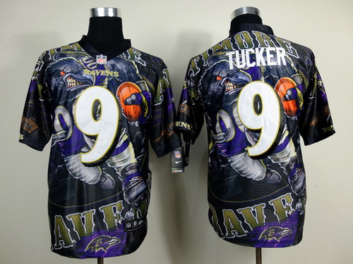 Nike Baltimore Ravens #9 Justin Tucker 2014 Fashion Elite Jersey