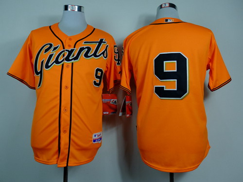 San Francisco Giants #9 Matt Williams Orange Cool Base Jersey