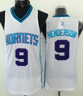 Charlotte Hornets #9 Gerald Henderson White Swingman Jersey