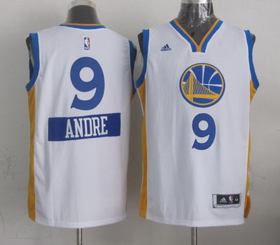 Golden State Warriors #9 Andre Iguodala Revolution 30 Swingman 2014 Christmas Day White Jersey