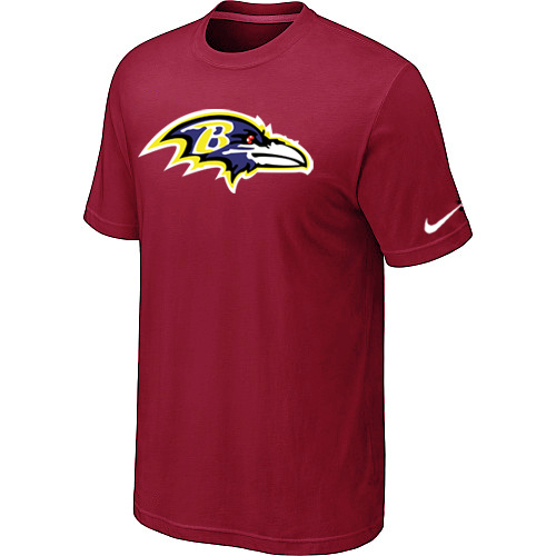 Baltimore Ravens Sideline Legend Authentic Logo T-Shirt Red