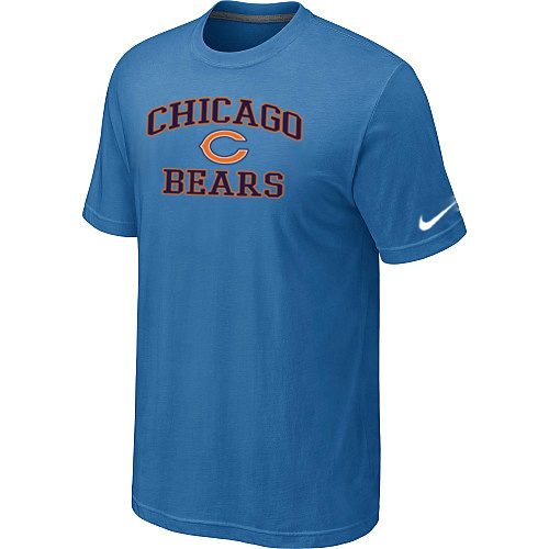 Chicago Bears Heart & Soul light Blue T-Shirt