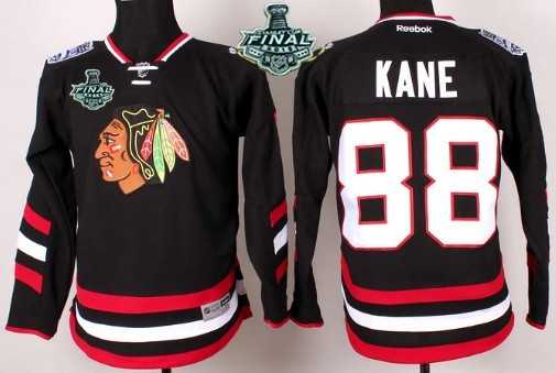 Youth Chicago Blackhawks #88 Patrick Kane 2015 Stanley Cup 2014 Stadium Series Black Jersey