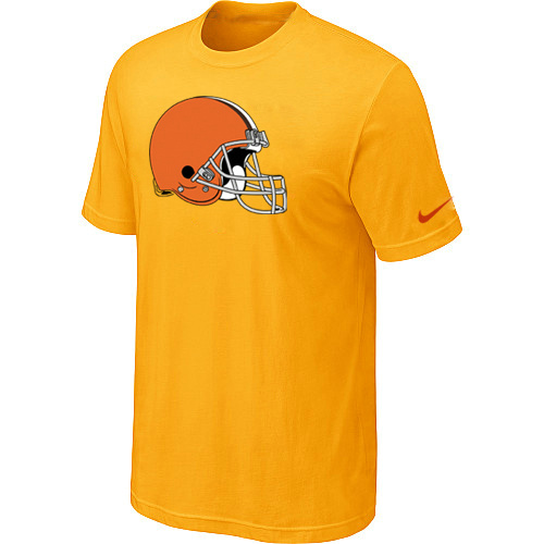 Cleveland Browns Sideline Legend Authentic Logo T-Shirt Yellow