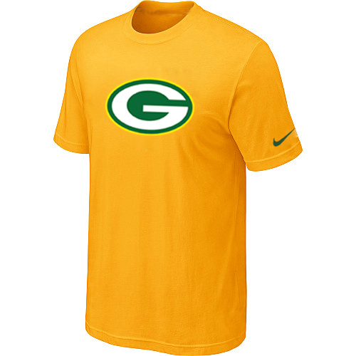 Green Bay Packers Sideline Legend Authentic Logo T-Shirt Yellow