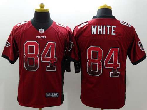 Men's Atlanta Falcons #84 Roddy White Nike Drift Fashion Red Elite Jersey