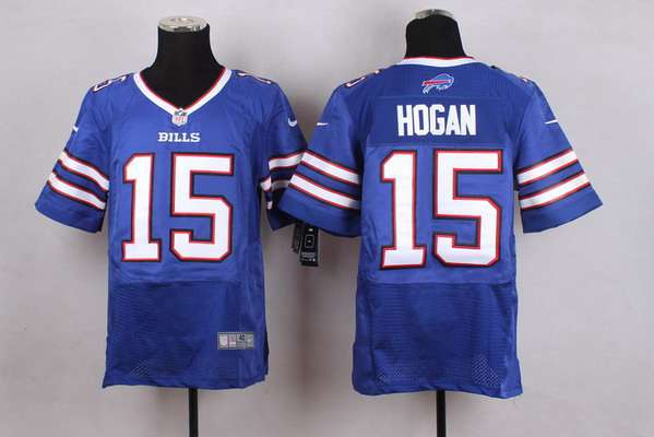 Men's Buffalo Bills #15 Chris Hogan 2013 Nike Light Blue Elite Jersey