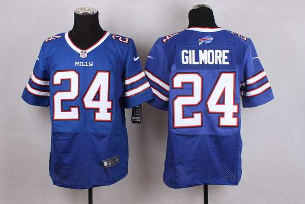 Men's Buffalo Bills #24 Stephon Gilmore 2013 Nike Light Blue Elite Jersey