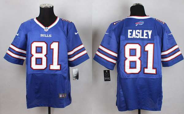 Men's Buffalo Bills #81 Marcus Easley 2013 Nike Light Blue Elite Jersey