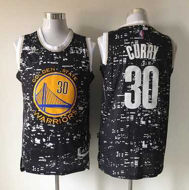 Men's Golden State Warriors #30 Stephen Curry 2015 Urban Luminous Fashion Jersey