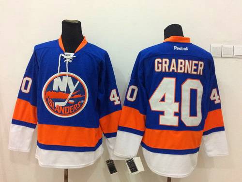 Men's New York Islanders #40 Michael Grabner Light Blue Jersey