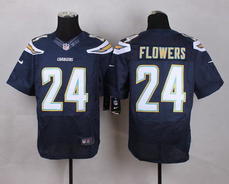 Men's San Diego Chargers #24 Brandon Flowers 2013 Nike Navy Blue Elite Jersey