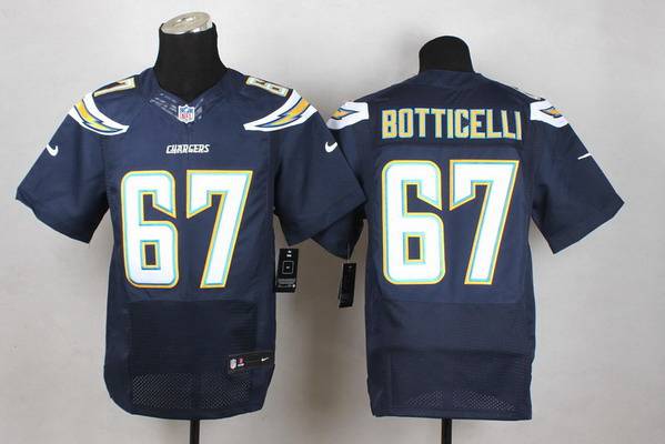 Men's San Diego Chargers #67 Cameron Botticelli 2013 Nike Navy Blue Elite Jersey