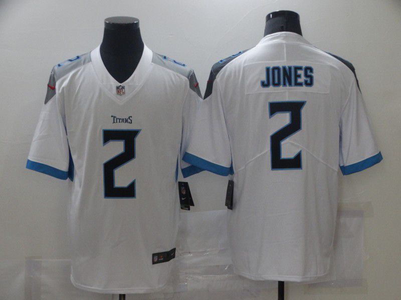 Nike Tennessee Titans 2 Julio Jones White Men Stitched NFL Vapor Untouchable Limited Jersey