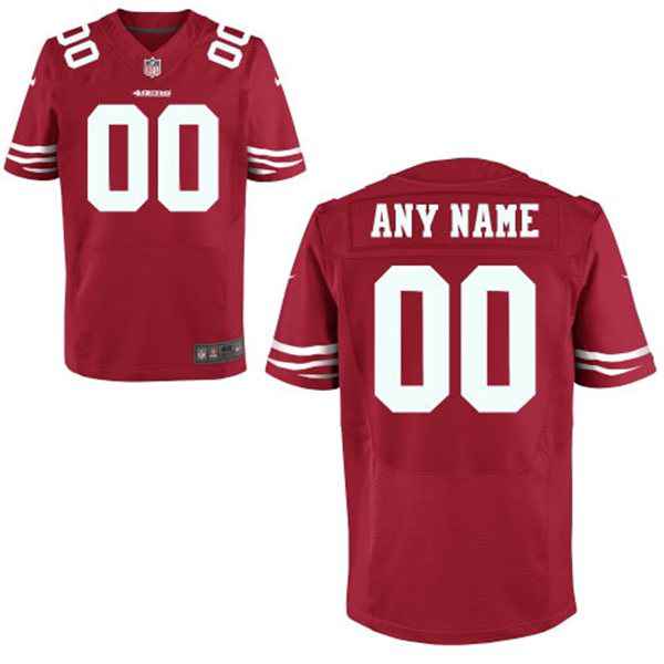 Men's San Francisco 49ers Nike Red Customized 2014 Elite Jersey