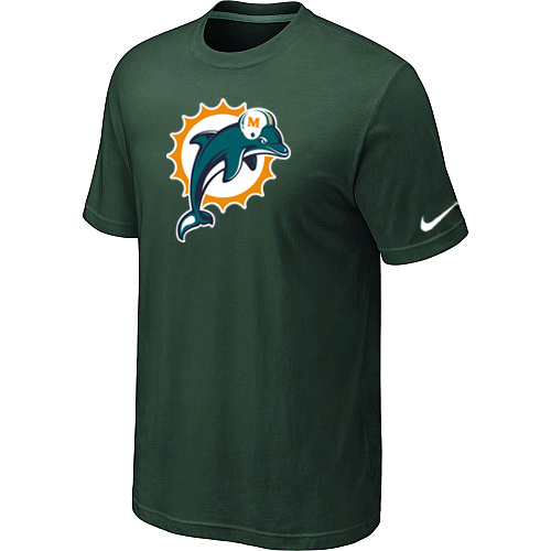 Miami Dolphins Sideline Legend Authentic Logo T-Shirt D.Green