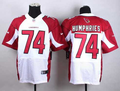 Nike Arizona Cardinals #74 D. J. Humphries White Elite Jersey