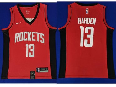 Rockets #13 James Harden Red Basketball Swingman Limited Edition Jersey