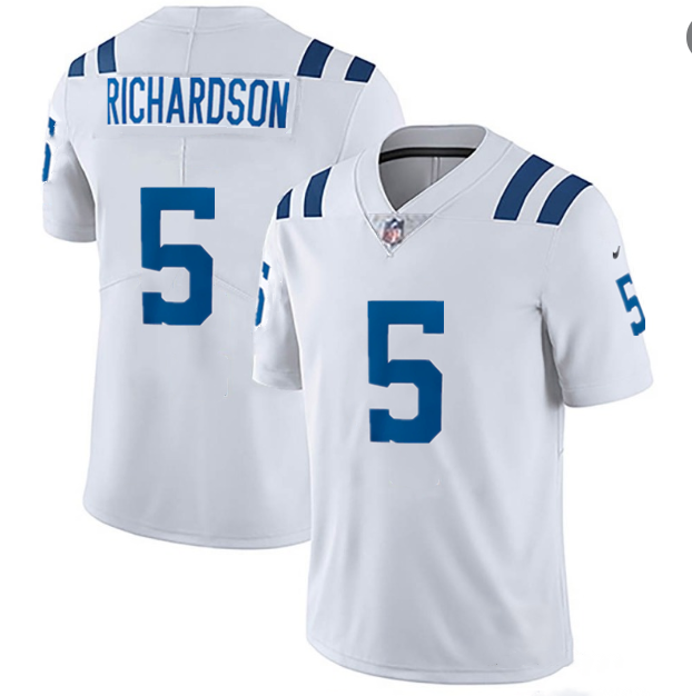 Anthony Richardson Men's Indianapolis Colts Nike #5 Vapor Untouchable Limited Stitched NFL Jersey - White