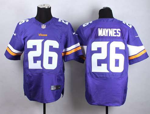 Nike Minnesota Vikings #26 Trae Waynes 2013 Purple Elite Jersey