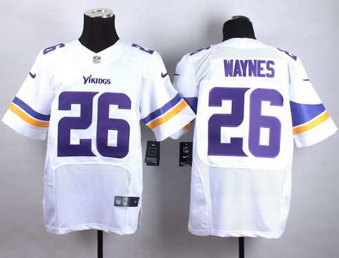 Nike Minnesota Vikings #26 Trae Waynes 2013 White Elite Jersey