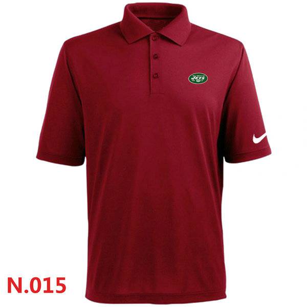 Nike New York Jets Players Performance Polo -Red