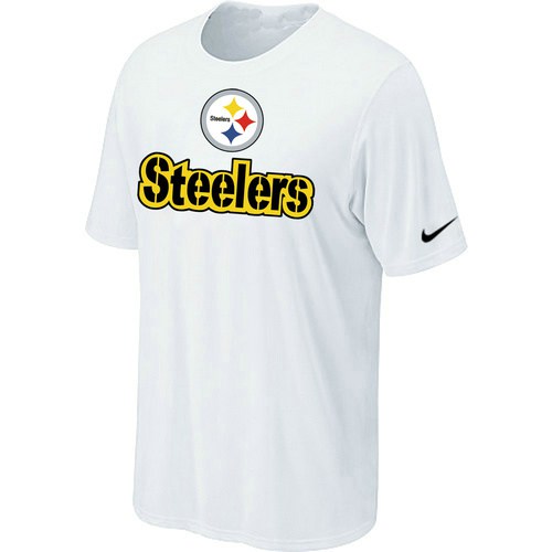 Nike Pittsburgh Steelers Authentic Logo T-Shirt White