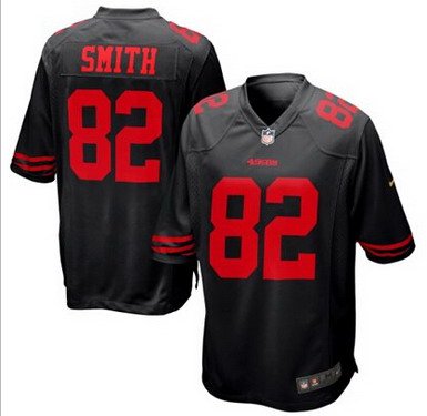 Nike San Francisco 49ers #82 Torrey Smith 2015 Black Limited Jersey