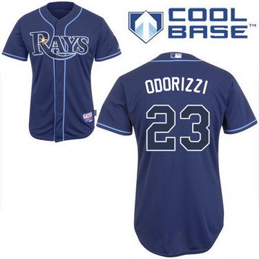 Tampa Bay Rays #23 Jake Odorizzi Navy Blue Jersey