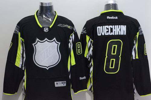 Team Foligno Washington Capitals #8 Alex Ovechkin 2015 All-Star Black Jersey