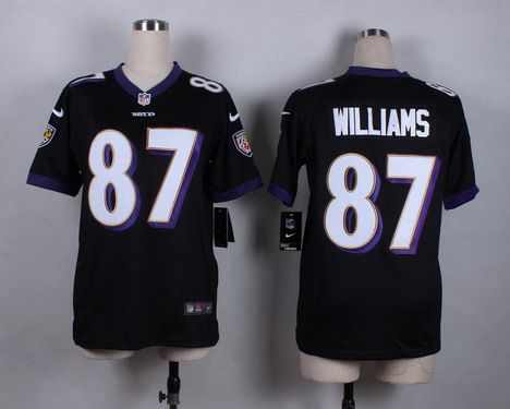 Women's Baltimore Ravens #87 Maxx Williams 2013 Nike Black Game Jersey